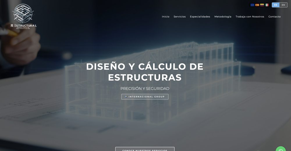 Sitio web JR3 Structural Consultants